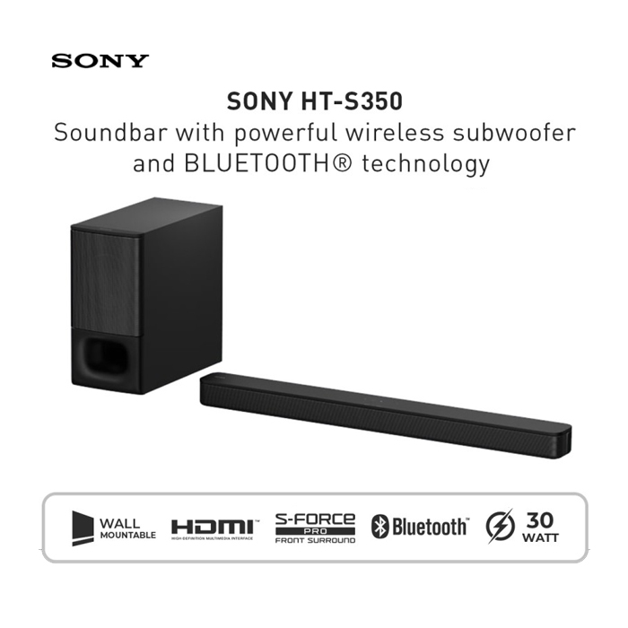 Sony Soundbar 2.1ch - HT-S350